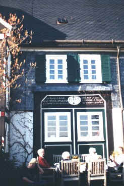 Grobbel Hof Window Inscription