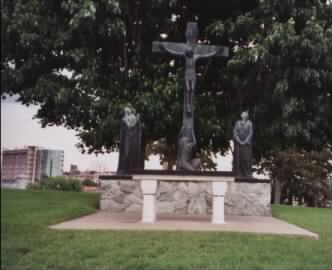 Monument at the Priest Circle, Holy Sepulchre Cemetery, Omaha, NE